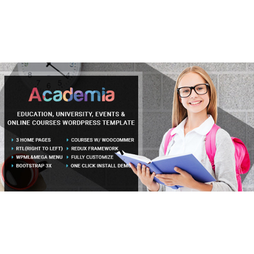 Academia – Education Center WordPress Theme